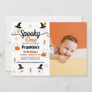 Invitación Festividad de cumpleaños Halloween para los niños