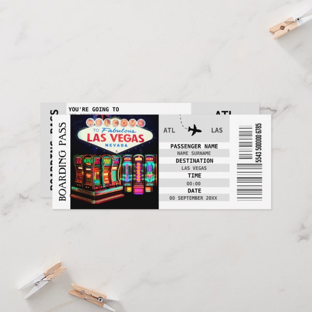 Invitación Festividad de despedida de despedida de Las Vegas (Anverso/Reverso In Situ)