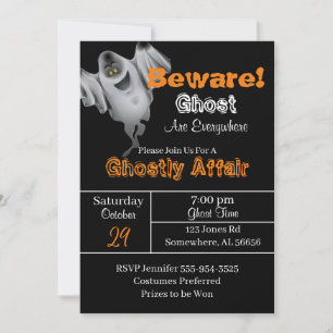 Invitación Festividad de Halloween
