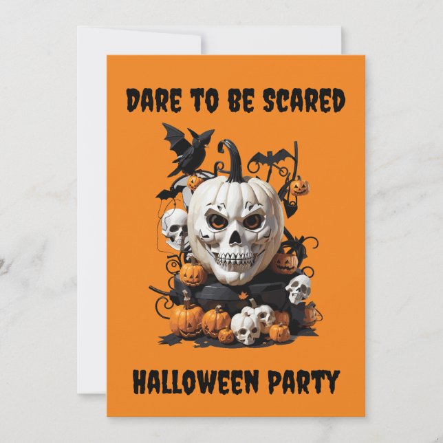 Invitación Festividad de Halloween (Anverso)