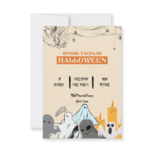 Festividad de Halloween de fantasmas lindos y Spoo