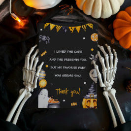 Invitación Festividad de Halloween Fantasía Cumpleaños - Tarj