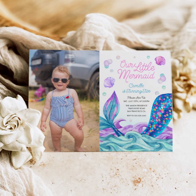 Invitación Festividad de la sirena bajo el mar (Subido por el creador)