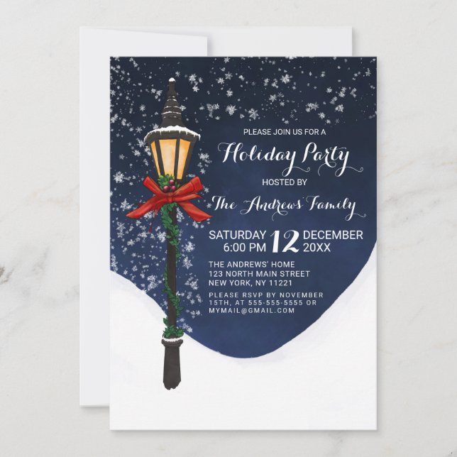 Invitación Festividad de los Navidades de la marina en el pai (Anverso)