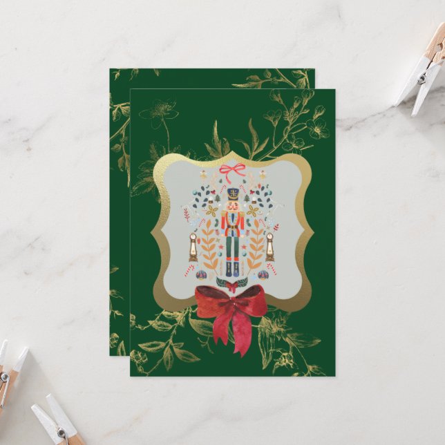 Invitación Festividad de los Navidades de los pedófilos verde (Anverso/Reverso In Situ)