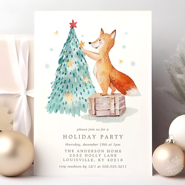 Invitación Festividad del Bosque de los Navidades Fox de Wate (Subido por el creador)