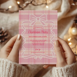 Invitación Festividad fantástica de color rosa retro