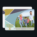 Invitación Festividad Fatal De Mod Geometric Hanukkah Menorah<br><div class="desc">Diseñado por fat*fa*tin. Fácil de personalizar con su propio texto, foto o imagen. Para solicitudes de personalizados, por favor contacte directamente con fat*fa*tin. Se cobran cargos por personalizado. www.zazzle.com/fat_fa_tin www.zazzle.com/color_therapy www.zazzle.com/fatfatin_blue_knot・・・・・・・. www.zazzle.com/fatfatin_red_knot www.zazzle.com/fatfatin_mini_me www.zazzle.com/fatfatin_box</div>