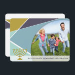 Invitación Festividad Fatal De Mod Geometric Hanukkah Menorah<br><div class="desc">Diseñado por fat*fa*tin. Fácil de personalizar con su propio texto,  foto o imagen. Para solicitudes de personalizados,  por favor contacte directamente con fat*fa*tin. Se cobran cargos por personalizado. www.zazzle.com/fat_fa_tin www.zazzle.com/color_therapy www.zazzle.com/fatfatin_blue_knot・・・・・・・. www.zazzle.com/fatfatin_red_knot www.zazzle.com/fatfatin_mini_me www.zazzle.com/fatfatin_box</div>