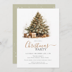 Invitación Festividad Fiesta de Navidades navideños