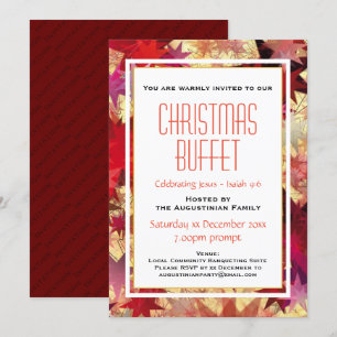 Invitación Festividad Fiesta de Personalizable de las Estrell