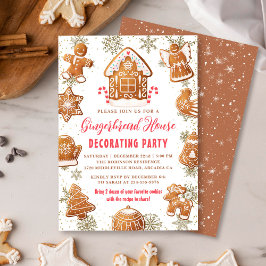 Invitación Festividad Fiesta decoradora de galletas con pan d