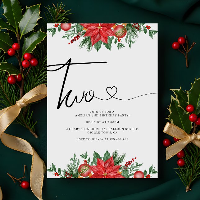 Invitación Festividad floral 2.º Fiesta de cumpleaños (Subido por el creador)