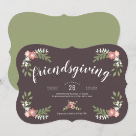 Invitación Festividad floral amistosa