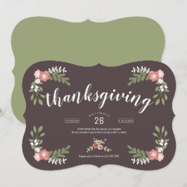 Invitación Festividad floral amistosa