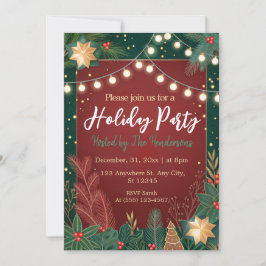 Invitación Festividad floral de Moda moderna Fiesta de vacaci