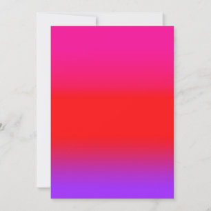 Invitación Festividad Magenta Rojo Morado Ombre