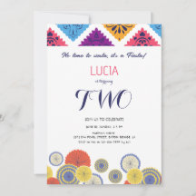 Festividad Mexicana Fan Cactus 2º cumpleaños