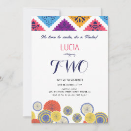 Invitación Festividad Mexicana Fan Cactus 2º cumpleaños