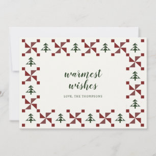 Invitación Festividad moderna de árbol de Navidad en caldera 
