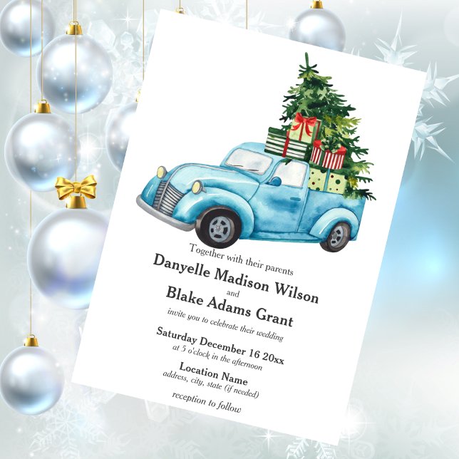 Invitación Festividad Navidades Casuales de Camión Azul (Subido por el creador)