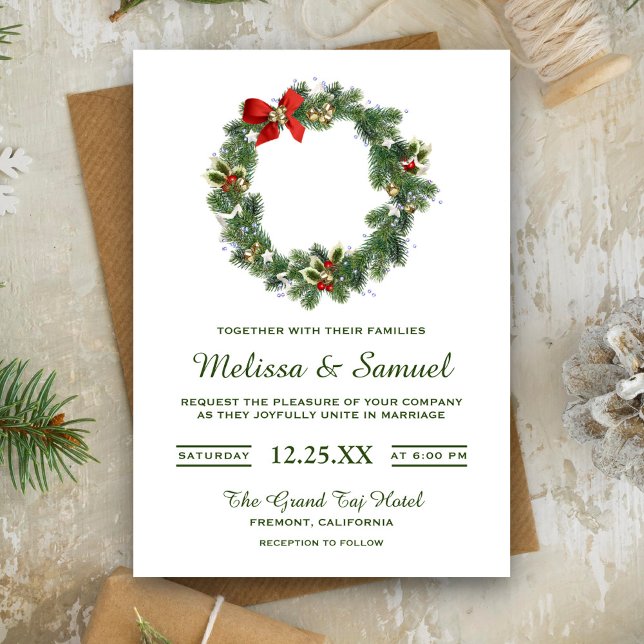 Invitación Festividad Navidades de vacaciones de invierno Bod (Subido por el creador)