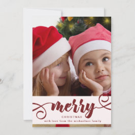 Invitación Festividad roja rusa con festividad de Navidades f