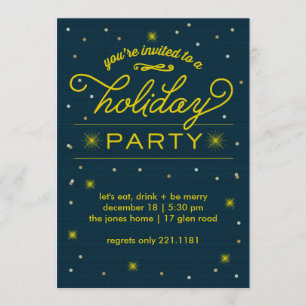 Invitación Festividades Amarillas