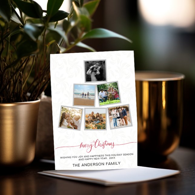 Invitación Festividades de collage de Navidades modernos de m (Subido por el creador)