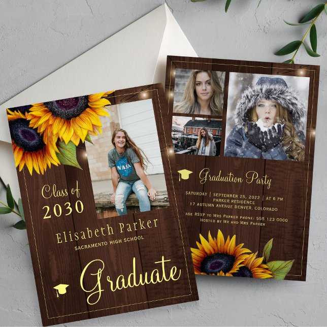 Invitación Festividades de graduación del collage de oro de l (Subido por el creador)