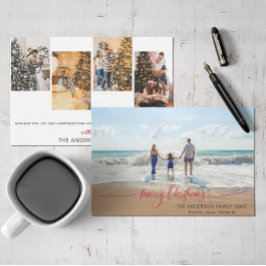 Invitación Festividades de la foto de los modernos Navidades