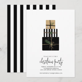 Invitación Festividades de los Navidades modernos