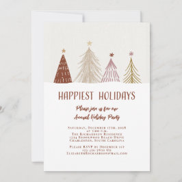 Invitación Festividades más felices Fiesta festiva elegante