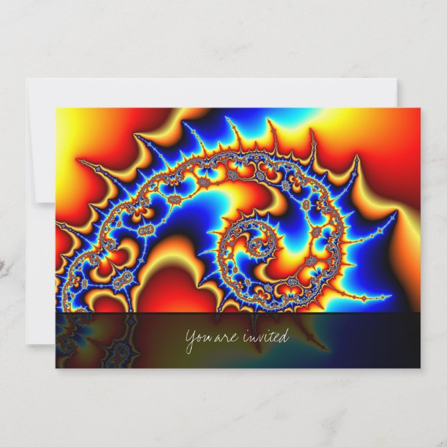 Invitación Fibonaccispikeral (Anverso)