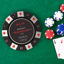 Fichas de Póquer de Casino Las Vegas para Despedid