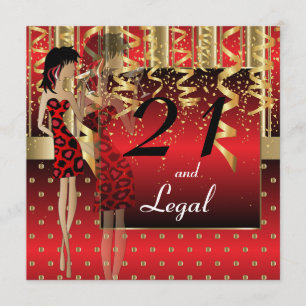 Invitación Fiesta 21º cumpleaños