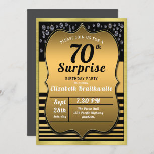 Invitación Fiesta 70 años de la sorpresa del oro negro