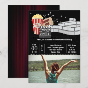Invitación Fiesta adulto del carrete de película fotográfica 