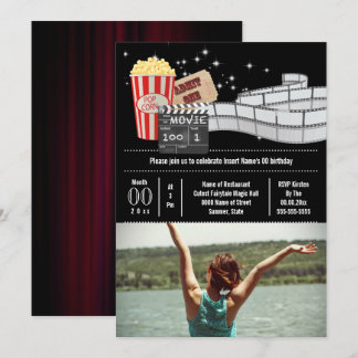 Invitación Fiesta adulto del carrete de película fotográfica