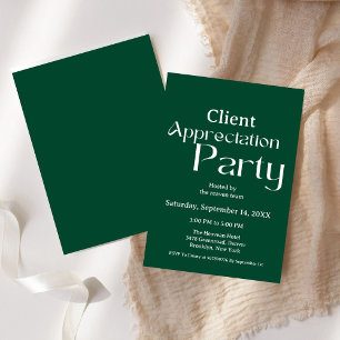 Invitación Fiesta agradecido fiesta de la apreciación de los 