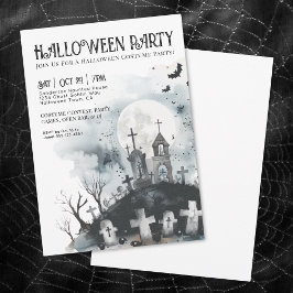 Invitación Fiesta anual de disfraces en Halloween
