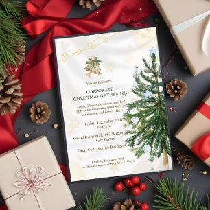 Invitación Fiesta Anual de Navidad Corporativa