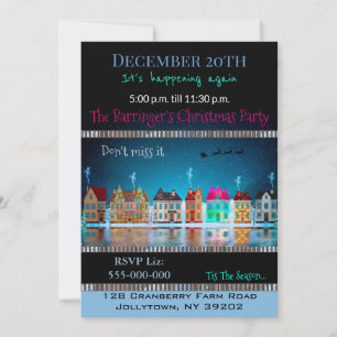 Invitación Fiesta anual de Navidad del Pueblo de Navidad