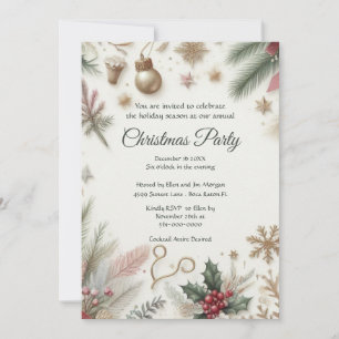 Invitación Fiesta Anual de Navidad Verdor Navideño