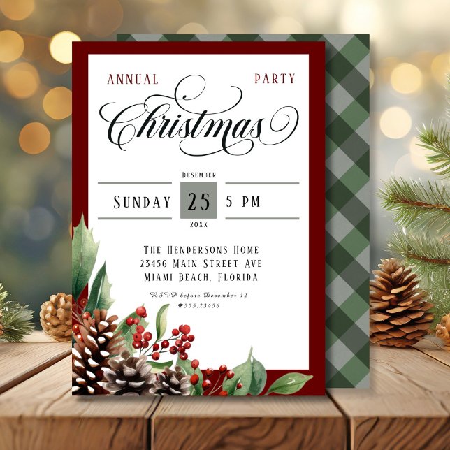 Invitación Fiesta anual de Navidades (Subido por el creador)