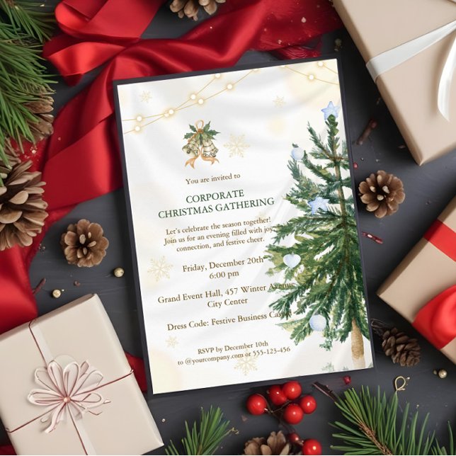 Invitación Fiesta anual de Navidades corporativos (Subido por el creador)