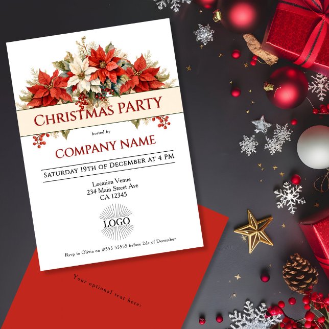 Invitación Fiesta anual de Navidades corporativos (Subido por el creador)
