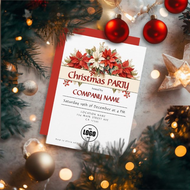 Invitación Fiesta anual de Navidades corporativos (Subido por el creador)