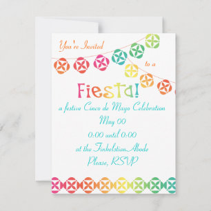 Invitación Fiesta Arcoiris