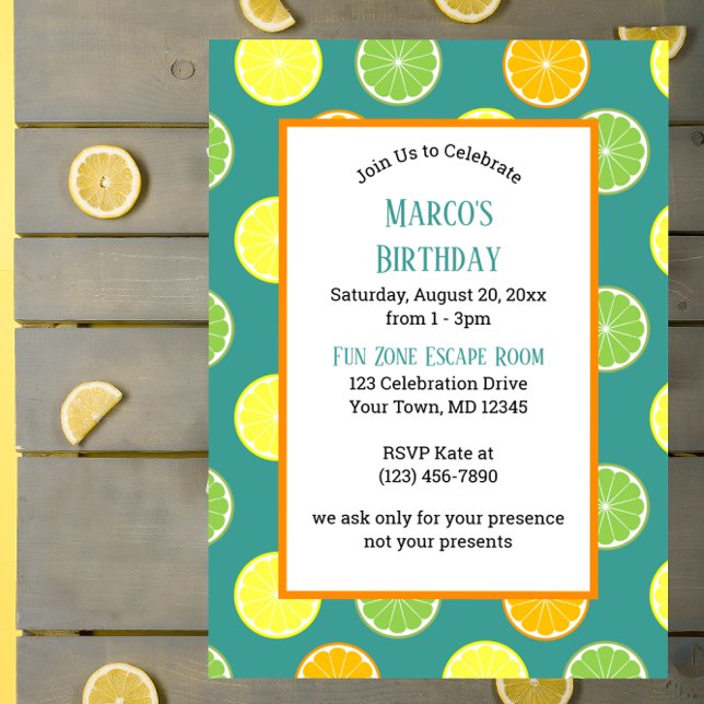 Invitación Fiesta azul de todas las ocasiones (Subido por el creador)